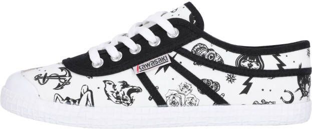 Kawasaki Sneakers laag 'Tattoo'