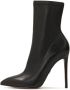 Kazar Zwarte Leren Booties Elegant en Chic Black Dames - Thumbnail 2