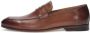 Kazar Heren klassieke bruin lederen loafers Brown Heren - Thumbnail 2