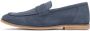 Kazar Casual blauwe loafers op een blauwe zool Blue Heren - Thumbnail 3