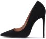 Kazar Dames zwarte suède pumps Black Dames - Thumbnail 2