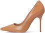 Kazar Lichtbruine leren stiletto's op een slanke hak Brown Dames - Thumbnail 2