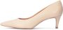 Kazar Elegante beige pumps op een lage dunne hak Beige Dames - Thumbnail 2