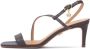 Kazar Donkerbruine sandalen met een hielband Brown Dames - Thumbnail 2