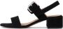 Kazar Zwarte sandalen met lage hak voor dames Black Dames - Thumbnail 2