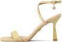 Kazar Olijfgroene Leren Sandalen Minimalistische Stijl Green Dames - Thumbnail 2