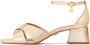 Kazar Elegante gouden sandalen op een brede hak Yellow Dames - Thumbnail 2