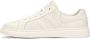 Kazar Witte leren sneakers met perforatie voor mannen White Heren - Thumbnail 1