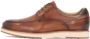 Kazar Moderne Derby Schoenen Comfortabele Zool Brown Heren - Thumbnail 2