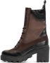 Kazar Dames bruin en zwart laarzen Multicolor Dames - Thumbnail 2