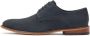 Kazar Navy Blauwe Geperforeerde Derby Schoenen Blue Heren - Thumbnail 2