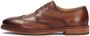 Kazar Bruin Leren Brogue Schoenen Brown Heren - Thumbnail 1