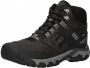 Keen Ridge Flex Mid Heren Wandelschoenen Magnet Black Grijs Leer K1024911 - Thumbnail 4