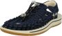 Keen Uneek Heren Sandalen Navy Birch Blauw Canvas K1026229 - Thumbnail 3