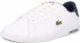 Lacoste Graduate voorschools Schoenen White Leer Foot Locker - Thumbnail 6