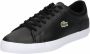 Lacoste Lerond BL21 Heren Leer Sneakers Sport Casual Schoenen Zwart 7 41CMA0017312 - Thumbnail 5