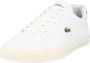 Lacoste Witte Casual Leren Sneakers voor Heren Wit Heren - Thumbnail 2