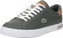 Lacoste Sportieve Powercourt Sneakers met Borduursel Gray Heren - Thumbnail 1