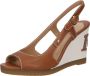 Lauren Ralph Lauren Sandalen met hak Roni Sandals Wedge in bruin - Thumbnail 2