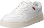 Levi's Sneakers van imitatieleer met vetersluiting White - Thumbnail 4