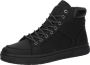 Levi's Sneakers Piper Mid Sneaker Voor Mannen Volledig Zwart Black Heren - Thumbnail 3