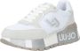 Liu Jo Witte Mesh en Beige Suède Sneakers Multicolor Dames - Thumbnail 3