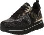 Liu Jo Dames Sneakers Maxi Wonder 01 Glitter Zwart - Thumbnail 46