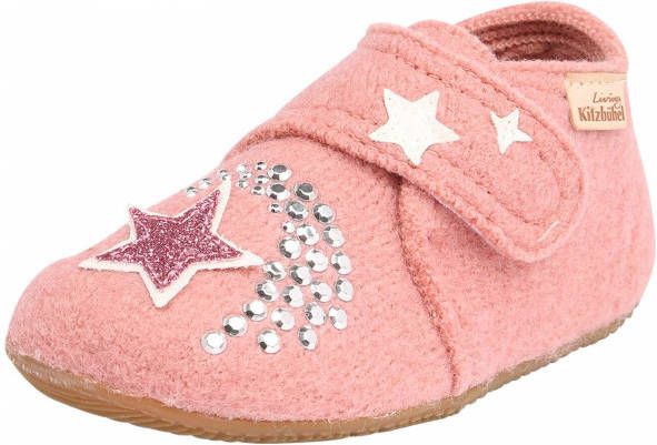 Living Kitzbühel Baby's Klettschuh Einhorn & Stern Pantoffels roze