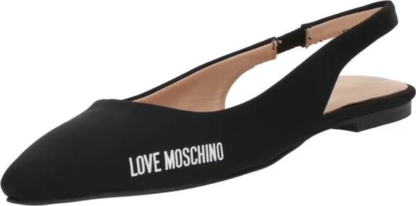 Love Moschino Ballerina met riempjes