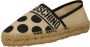 Love Moschino Stijlvolle Espadrilles voor Zomeroutfits Beige Dames - Thumbnail 1