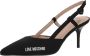 Love Moschino Zwarte platte schoenen met stilettohak Black Dames - Thumbnail 2