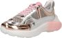 Metallica Metallic Ja15016 Lage sneakers Dames Rosegoud - Thumbnail 4