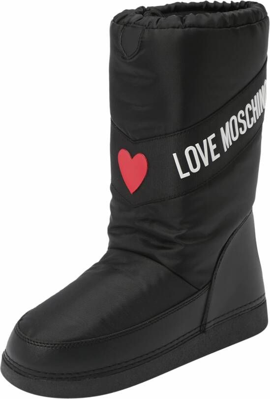 Love Moschino Laarzen met logoprint Zwart - Foto 2