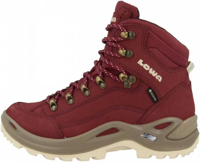 lowa boots red