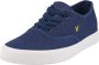 Lyle & Scott Sneaker Low Wick_Cvs Blauw Heren - Thumbnail 3