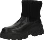 Marc O'Polo Chelsea boot met gebreide boord Black Dames - Thumbnail 3