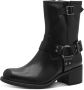 Marco Tozzi Bikerboots BROTI blokhak gespen laarzen enkellaars met glanzende studs - Thumbnail 3