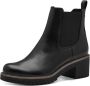 Marco Tozzi Chelsea-boots LUTTER hakken enkellaars chunky boots in vegan-verwerking - Thumbnail 1