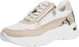 Marco Tozzi Dames Sneaker 23726-197 Wit Combi - Thumbnail 3