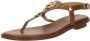 Michael Kors Bruine Thong Platte Sandalen Brown Dames - Thumbnail 2