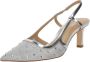 Michael Kors Zilveren Hoge Hak Slingback met Luminous Stenen Gray Dames - Thumbnail 2