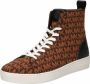 Michael Kors Bruine Gebreide High Top Sneakers Brown Dames - Thumbnail 3