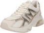 Michael Kors Crème Leren Trainer met Logo Applicaties Multicolor Dames - Thumbnail 1