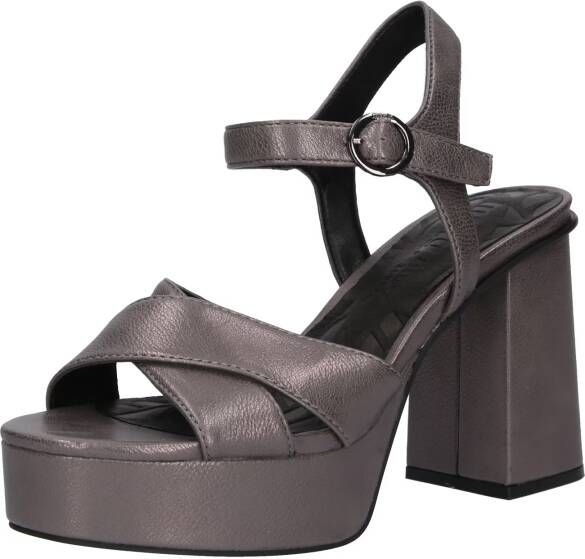 Mtng High Heel Sandals Gray Dames