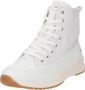 Mustang Shoes Hoge veterschoenen plateau high top-sneaker vrijetijdsschoen met rits - Thumbnail 2