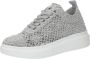 Mustang Beige Bloemen Sneakers voor Dames Gray Dames - Thumbnail 4