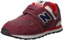 New Balance 574 sneakers donkerrood donkerblauw - Thumbnail 4