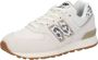 New Balance 574 V1 sneakers dierenprint offwhite blauw Ecru Jongens Meisjes Suede 34.5 - Thumbnail 3