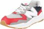 New Balance Sportieve Grijs Rood Sneaker Multicolor Dames - Thumbnail 3