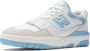 New Balance 550 White University Blue Grey Toe - Thumbnail 1